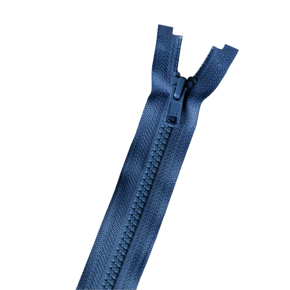 YKK - Nylon blokrits deelbaar - 40 | 60 | 80 cm - Jeansblauw (839) 80