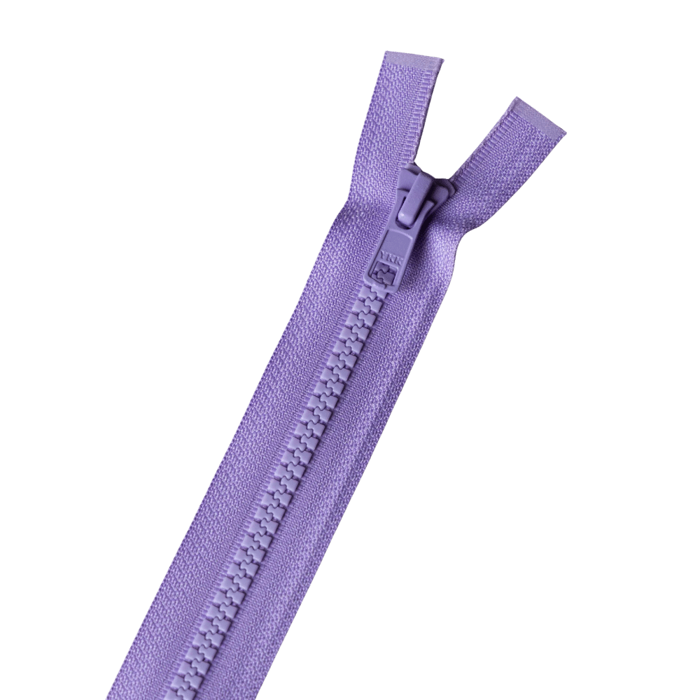 YKK - Nylon blokrits deelbaar - 40 | 60 | 80 cm - Lila (553) 40