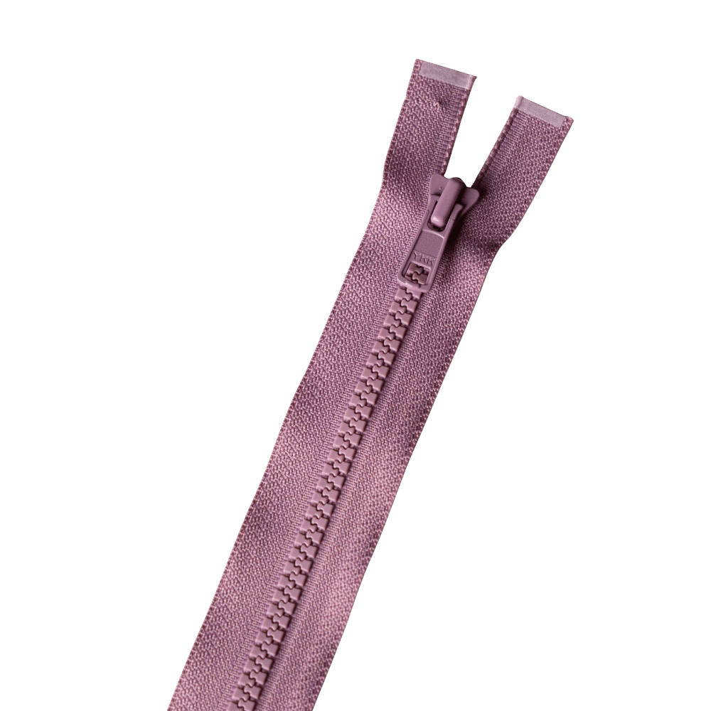 YKK - Nylon blokrits deelbaar - 40 | 60 | 80 cm - Lila/oudroze (069) 60