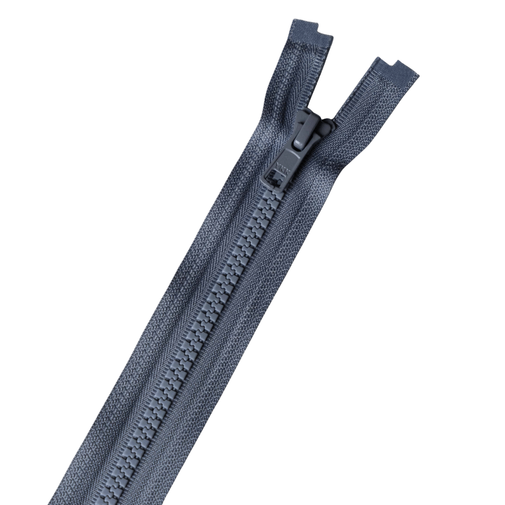 YKK - Nylon blokrits deelbaar - 40 | 60 | 80 cm - Muisgrijs (578) 40