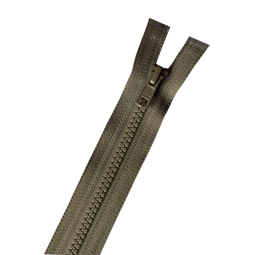 YKK - Nylon blokrits deelbaar - 40 | 60 | 80 cm - Olijfgroen (011) 40