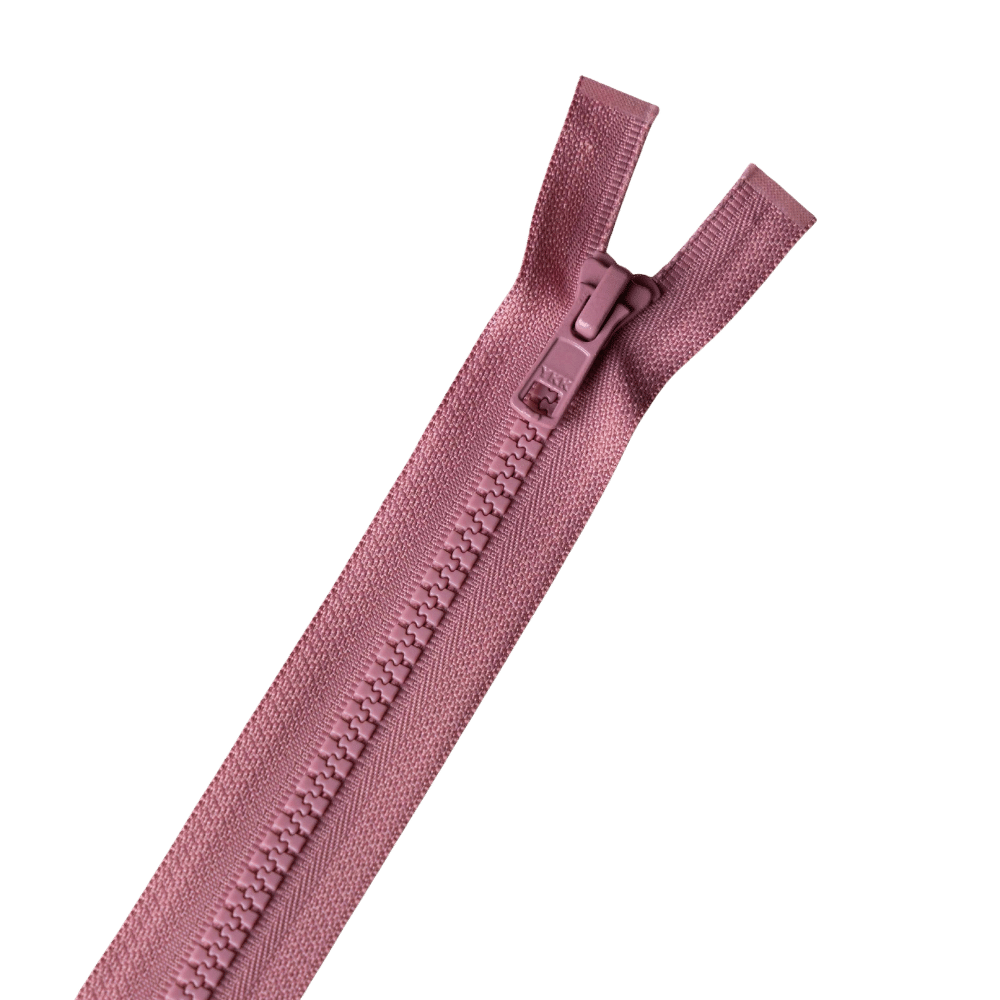 YKK - Nylon blokrits deelbaar - 40 | 60 | 80 cm - Oudroze (070) 80