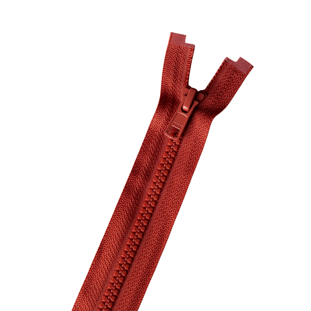 YKK - Nylon blokrits deelbaar - 40 | 60 | 80 cm - Roestbruin (850) 60