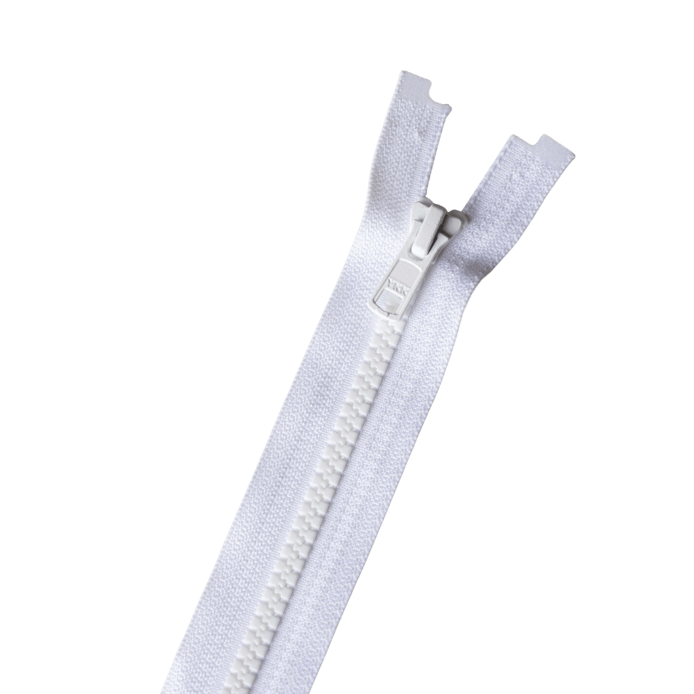 YKK - Nylon blokrits deelbaar - 40 | 60 | 80 cm - Wit (501) 60