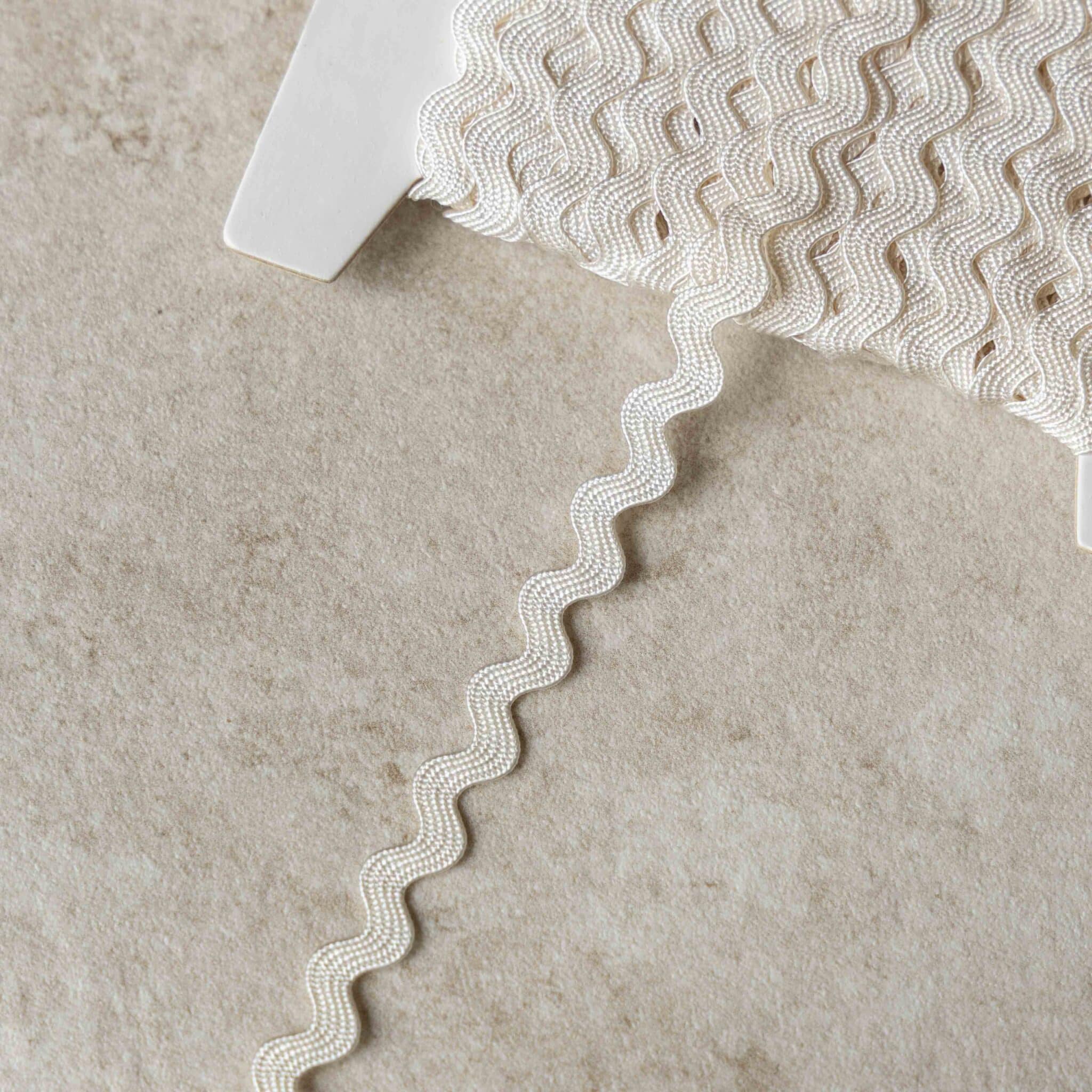 Zigzagband uni - Offwhite