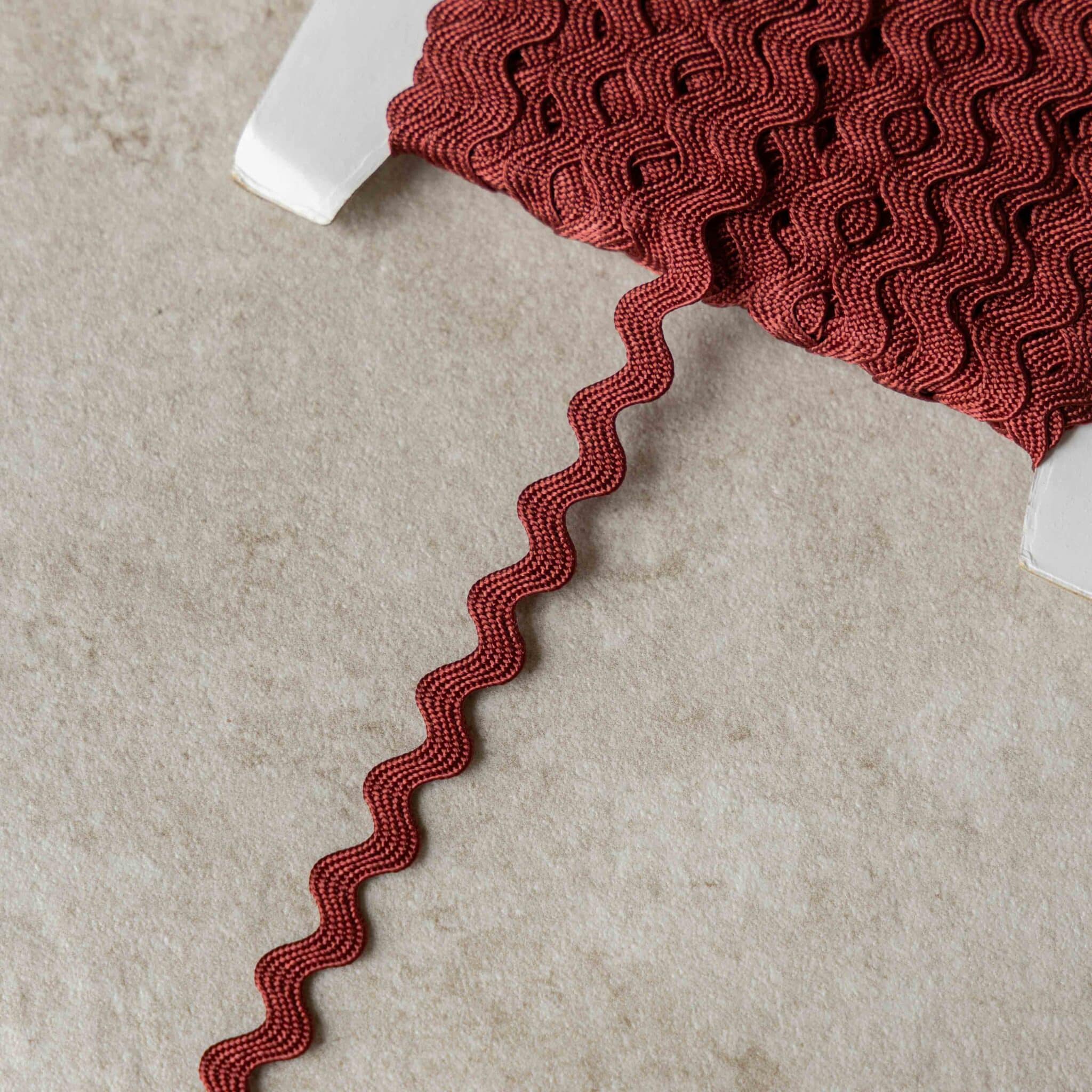 Zigzagband uni - Terra