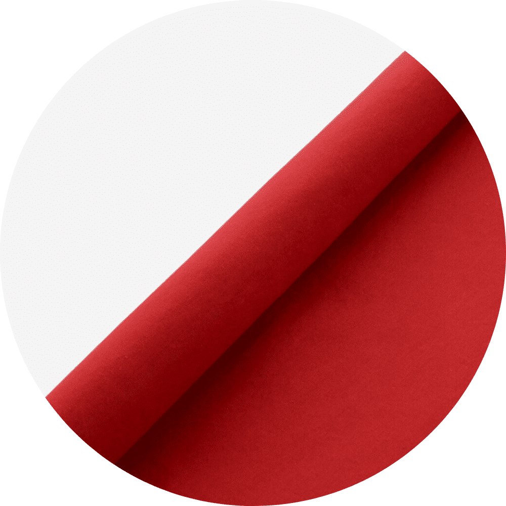 Zipper Zoo - Dry wax canvas red - 50 cm