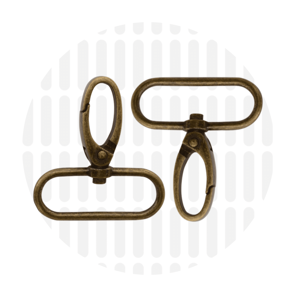 Zipper Zoo - Elegante musketon 38mm - 2 stuks