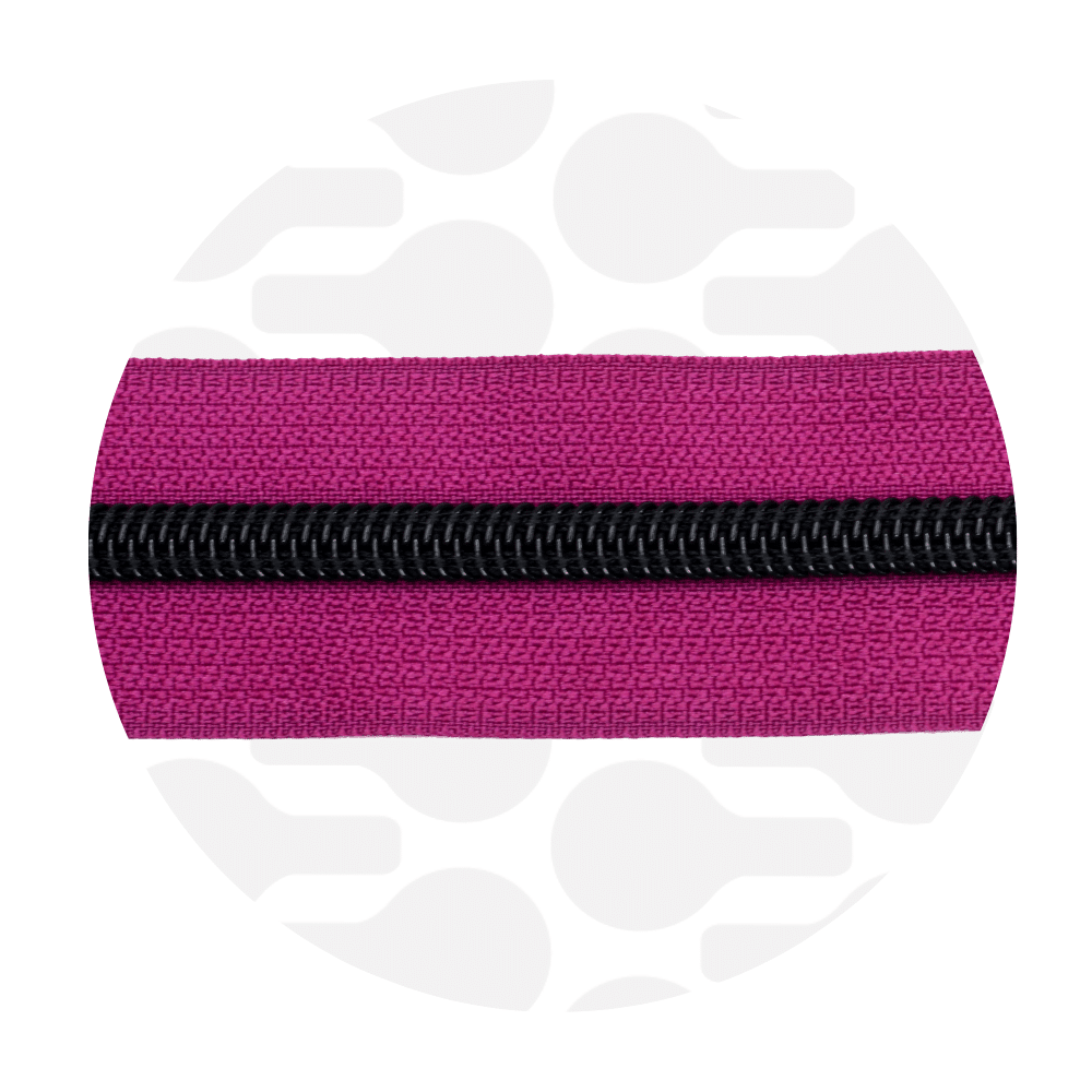 Zipper Zoo - Nylon rits amaranth magenta - 1 meter