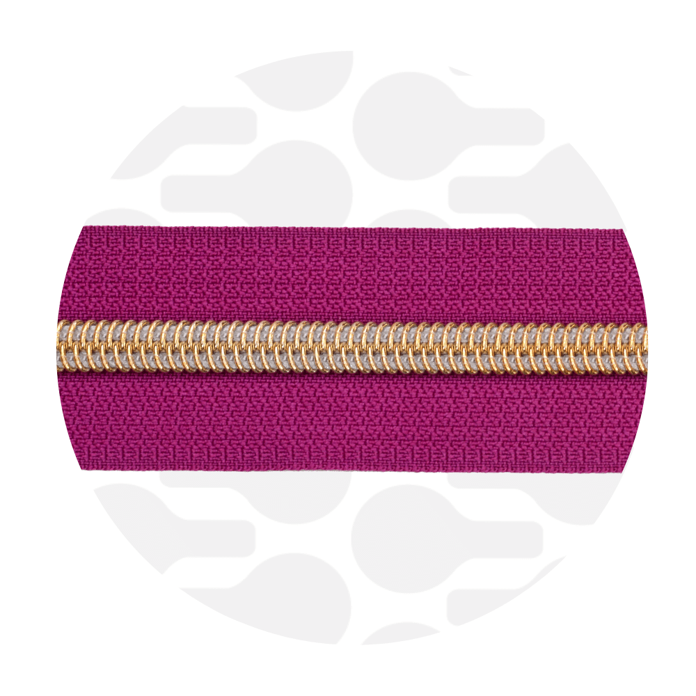 Zipper Zoo - Nylon rits amaranth magenta - 1 meter