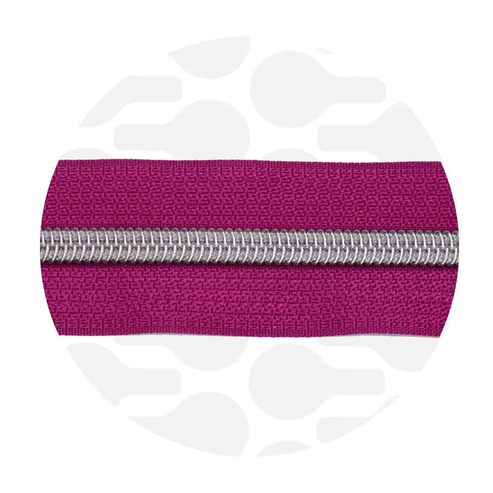 Zipper Zoo - Nylon rits amaranth magenta - 1 meter