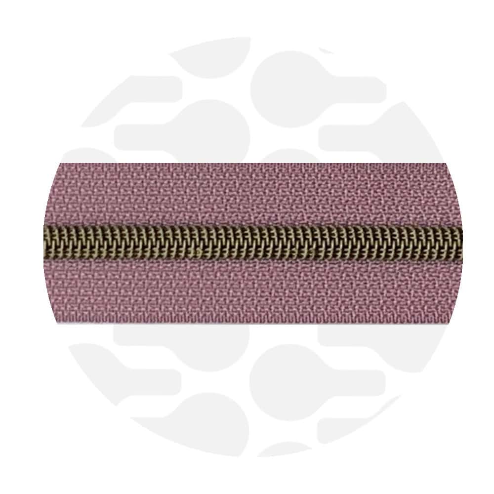 Zipper Zoo - Nylon rits dark lilac - 1 meter