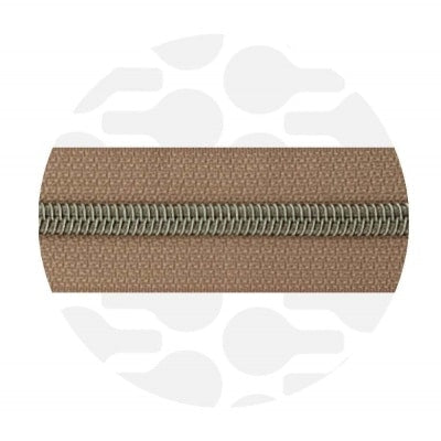 Zipper Zoo - Nylon rits dusty peach - 1 meter