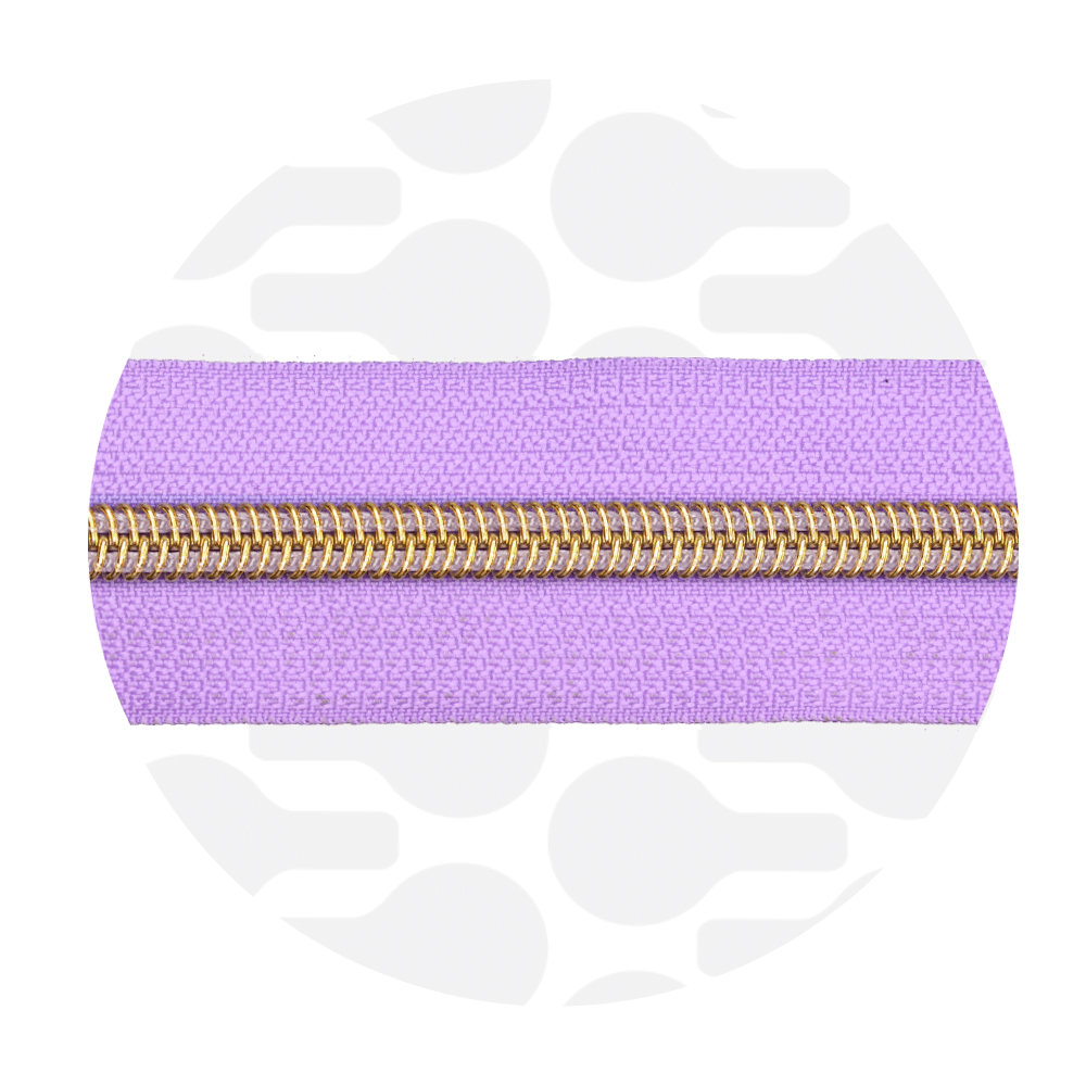 Zipper Zoo - Nylon rits frosted lilac - 1 meter