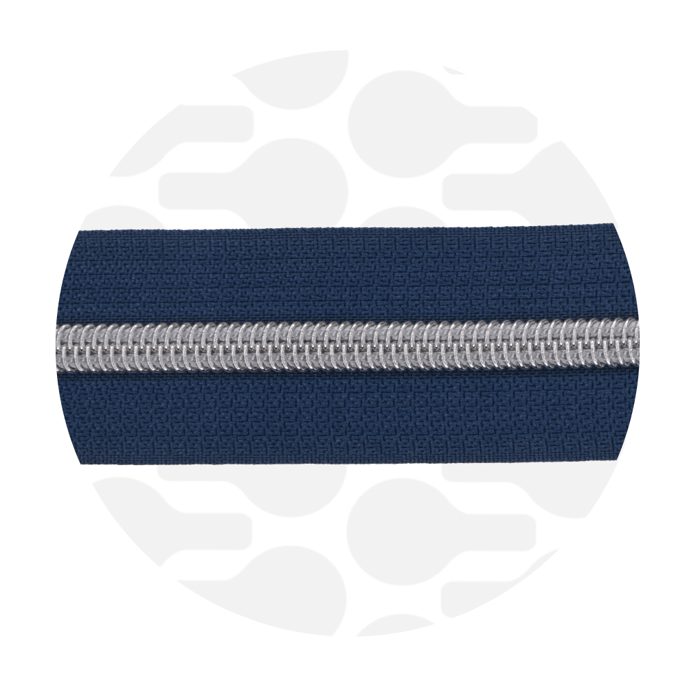 Zipper Zoo - Nylon rits ink blue - 1 meter