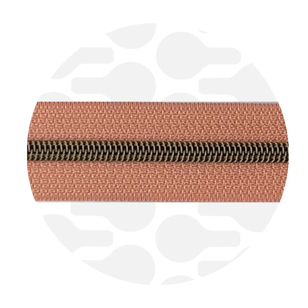 Zipper Zoo - Nylon rits melon blush - 1 meter
