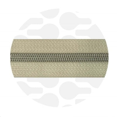 Zipper Zoo - Nylon rits oatmeal beige - 1 meter