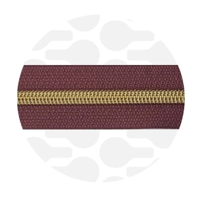 Zipper Zoo - Nylon rits porto red - 1 meter