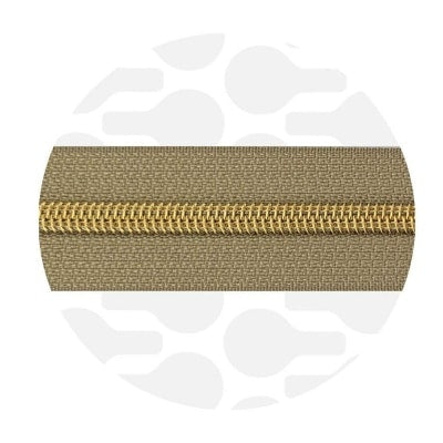 Zipper Zoo - Nylon rits pottery clay - 1 meter