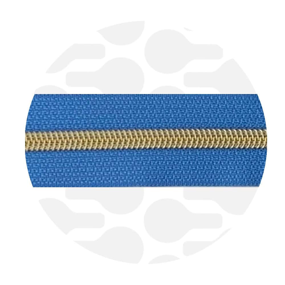 Zipper Zoo - Nylon rits sea of belize blue