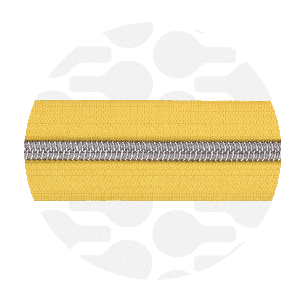 Zipper Zoo - Nylon rits sunny yellow - 1 meter