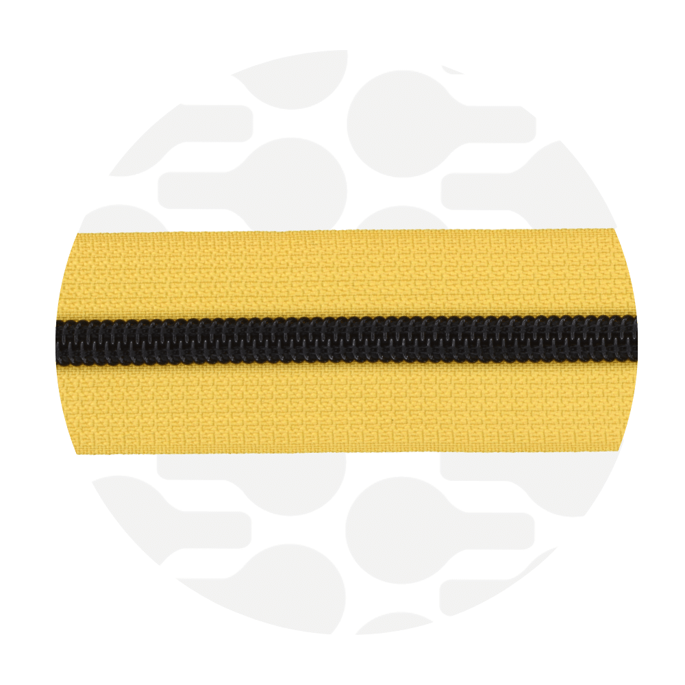 Zipper Zoo - Nylon rits sunny yellow - 1 meter
