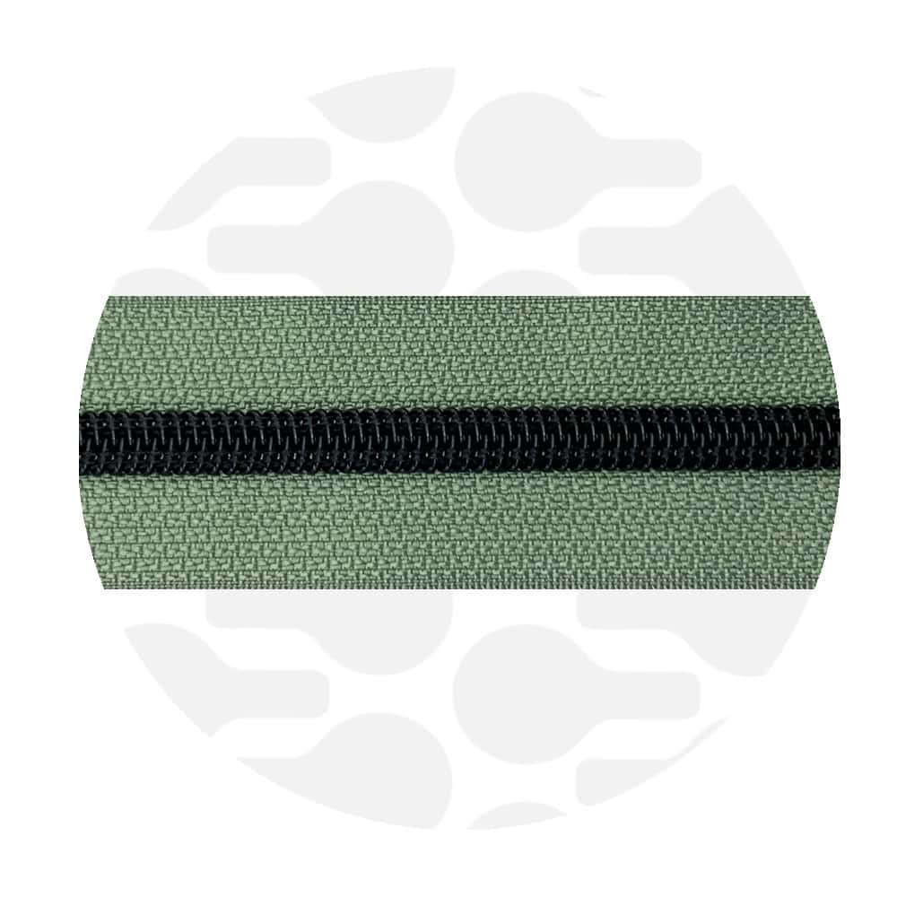 Zipper Zoo - Nylon rits willow green - 1 meter