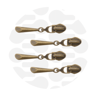 Zipper Zoo - Schuiver rits drop - 4 stuks