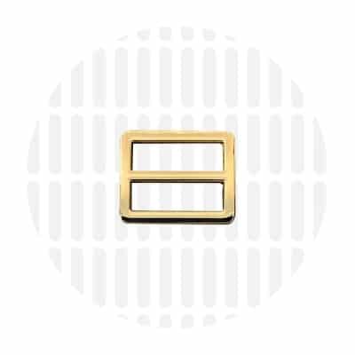 Zipper Zoo - Sleek schuifgesp 25mm - 1 stuks - Goud