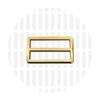 Zipper Zoo - Sleek schuifgesp 38mm - 1 stuks - Goud