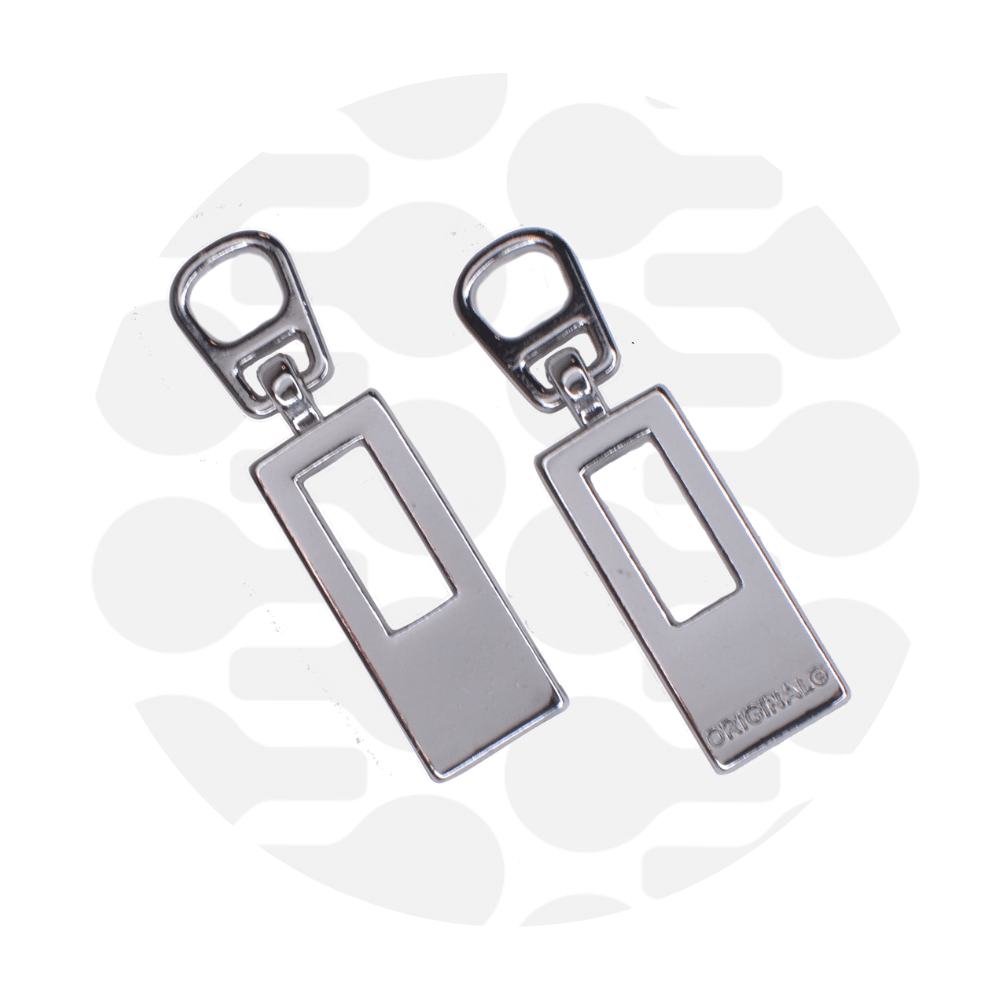 Zipper Zoo - Snap-on pull rectangle - 2 stuks