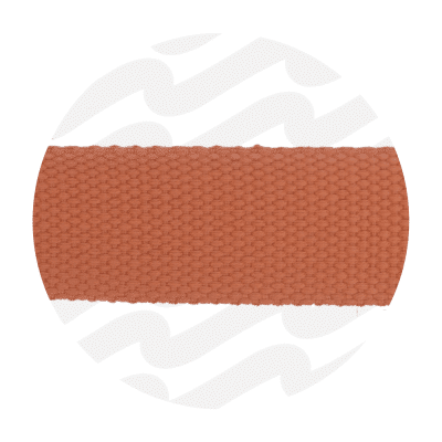 Zipper Zoo - Tassenband smokey orange - 150cm - 25mm