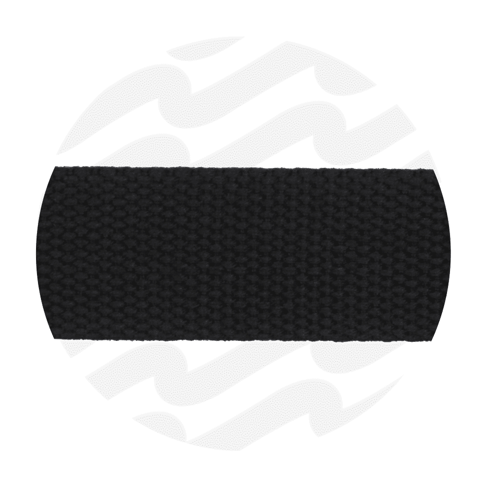 Zipper Zoo - Tassenband zwart - 150cm - 38mm